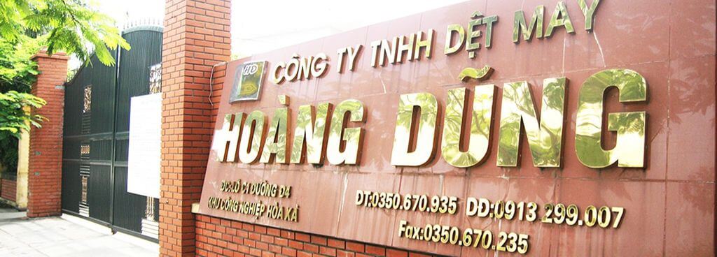 cty dệt may Hoàng Dũng