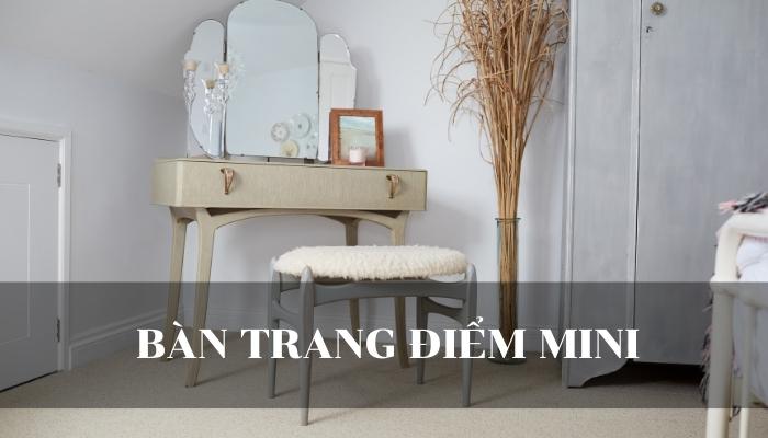 bàn trang điểm mini