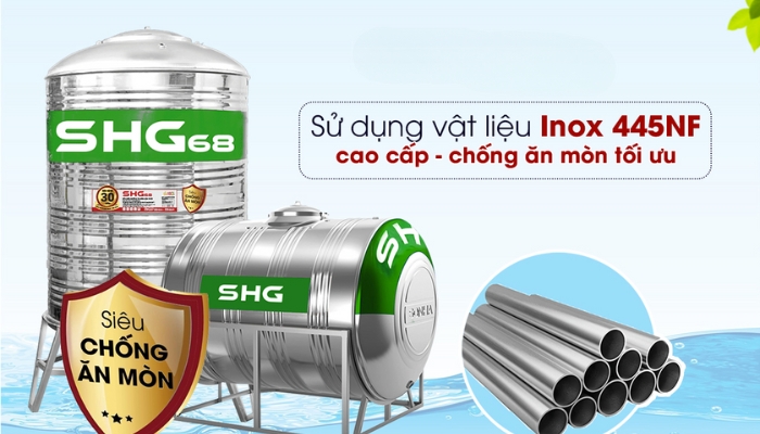 Sử dụng vật liệu độc quyền 445NF