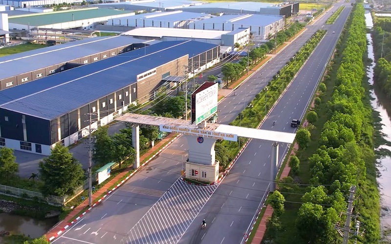 cơ sở hạ tầng khu công nghiệp Đồng Văn