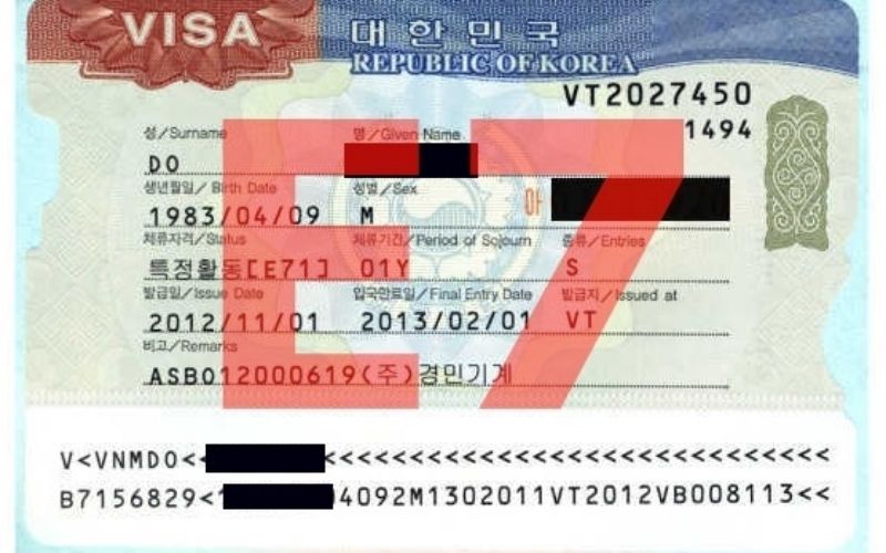 visa e7 hàn quốc là gì