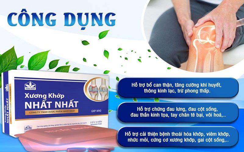 công dụng của thuốc bổ xương khớp nhất nhất