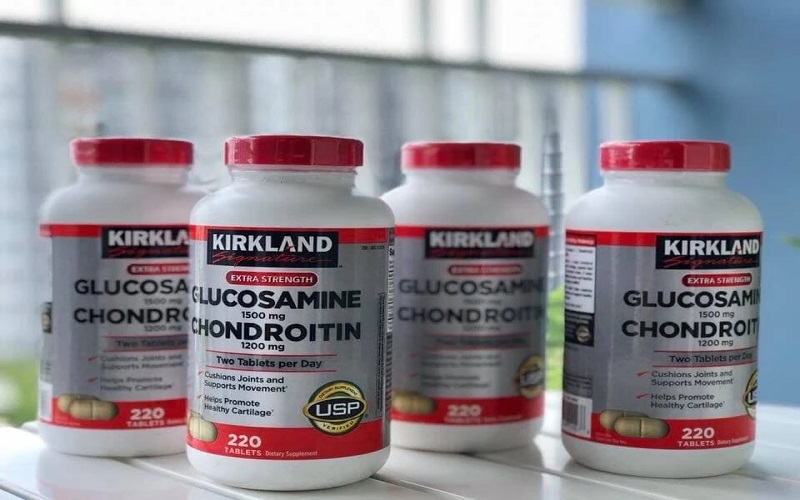 thuốc bổ Kirkland Glucosamine 1500 mg & Chondroitin 1200 mg