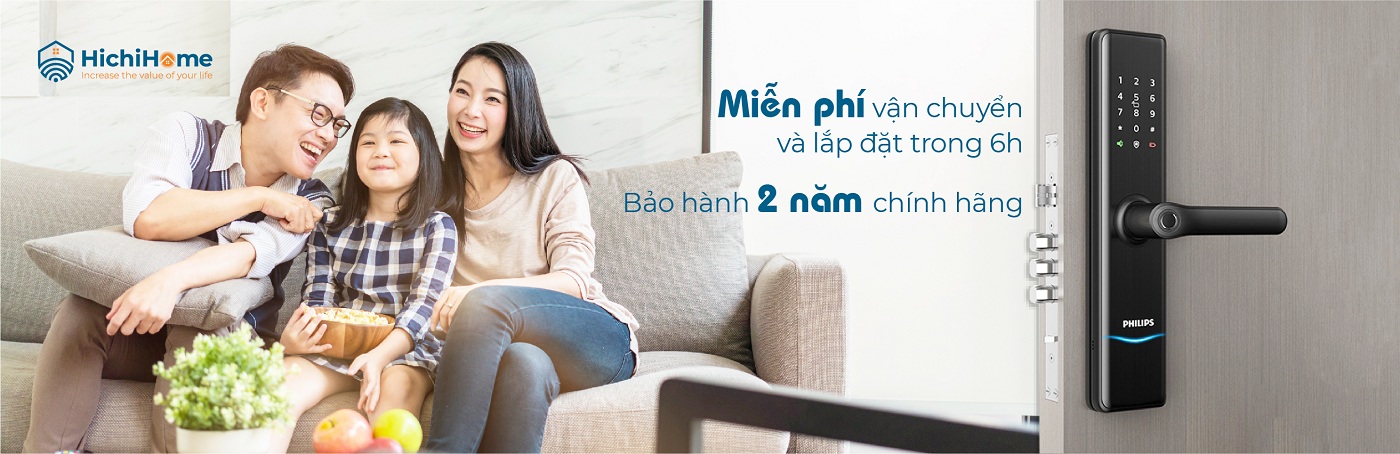 Khóa vân tay cửa sắt Hichi Home