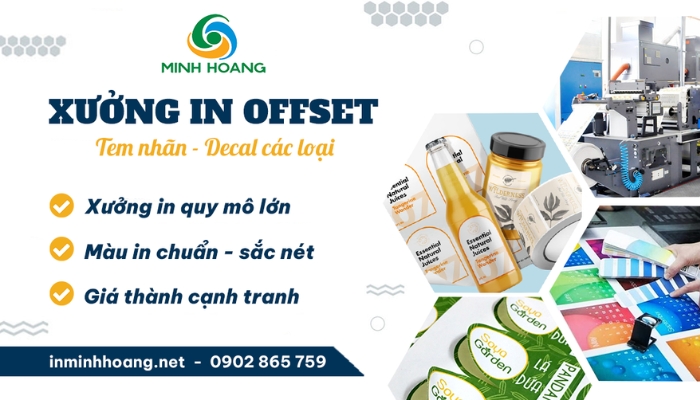 Minh Hoàng Label là nơi in ấn chất lượng Công ty in ấn ở TPHCM Minh Hoàng