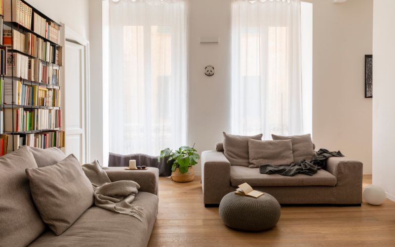 bố trí sofa phòng khách nhỏ
