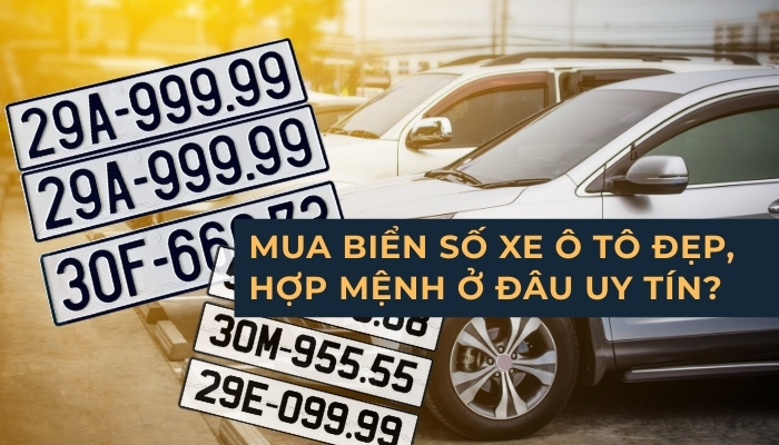 Mua biển số xe đẹp ở đâu uy tín?