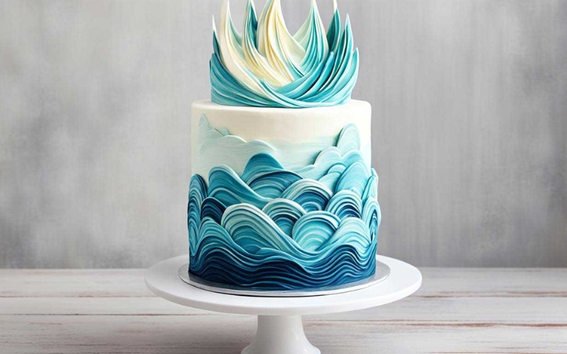 bánh kem style nghệ thuật