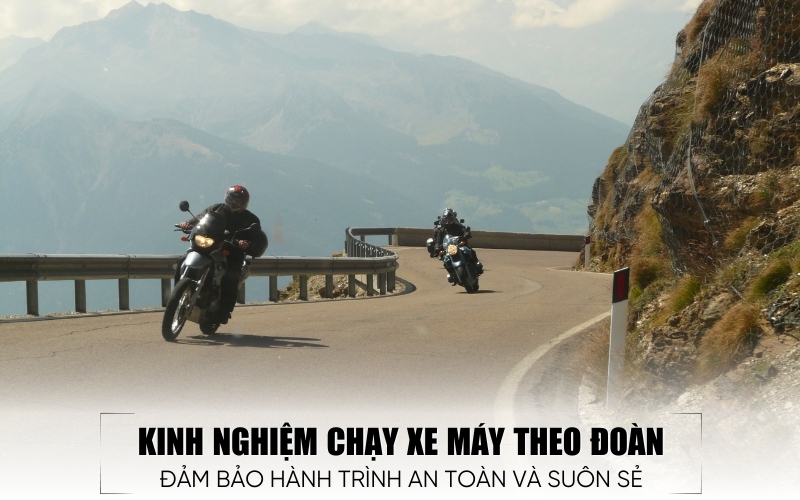 kinh nghiệm chạy xe máy theo đoàn