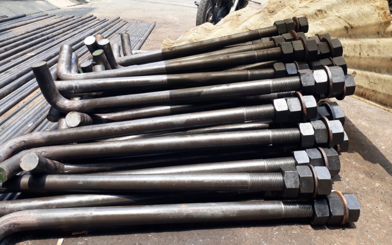 Cấu tạo chung của bu lông neo móng